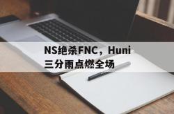 开云体育平台APP-关于NS绝杀FNC，Huni三分雨点燃全场的信息