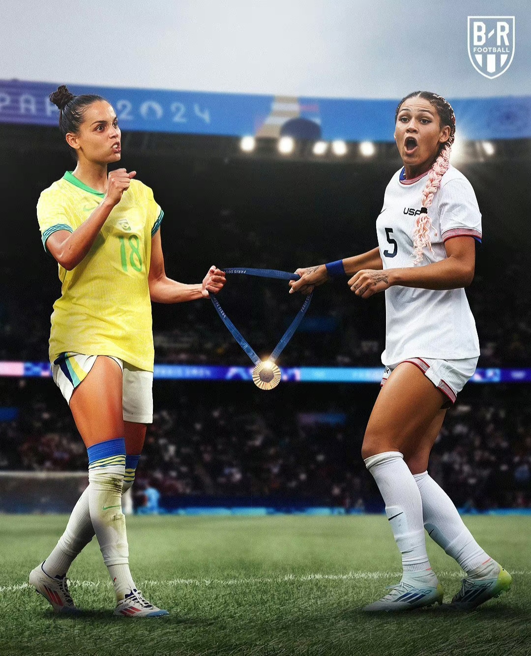 巴西女足队员接受采访，展望未来比赛